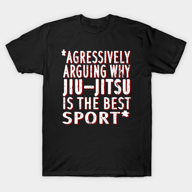 Jiu Jitsu Martial Art Japan Self Defense T-Shirt by FindYourFavouriteDesign